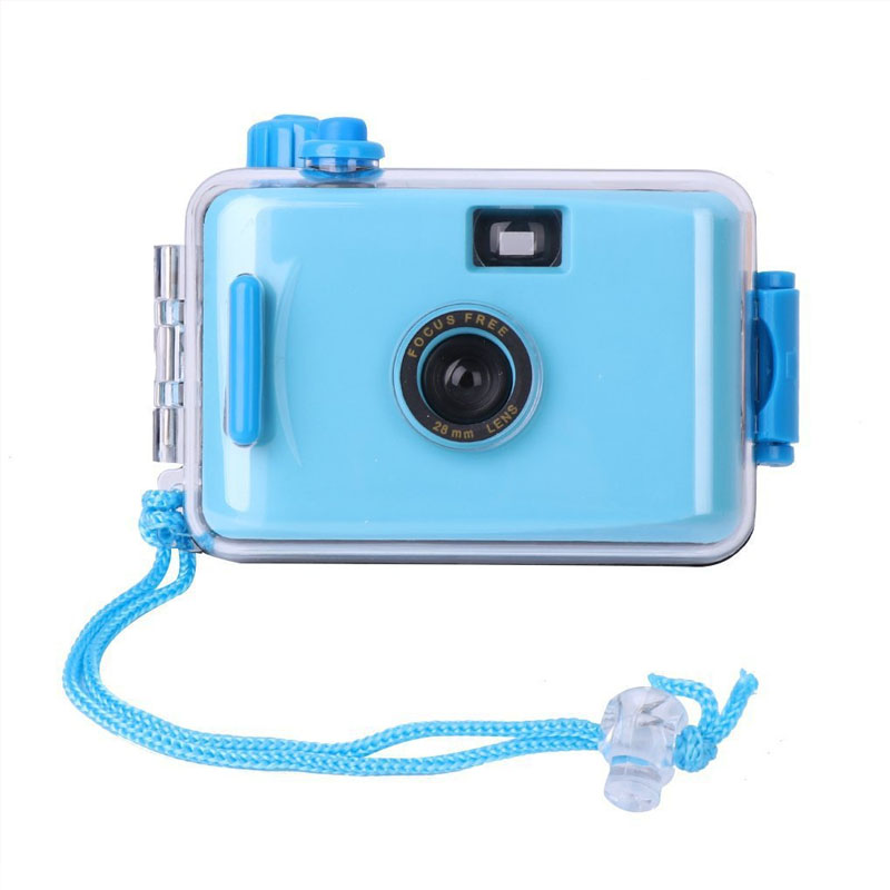 새로운 35MM 필름 복고풍 필름 카메라 수동 어린이 포인트 앤 촬영 카메라 다이빙 학생 필름 카메라 비-일회용 필름 카메라